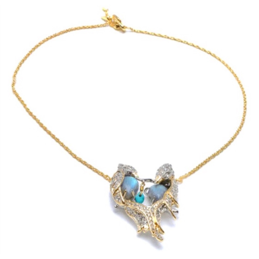 ALEXIS BITTAR • Lovebirds Crystal Necklace - Picture 3 of 9